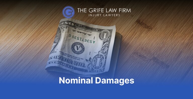 Nominal damages in a Florida personal injury claim