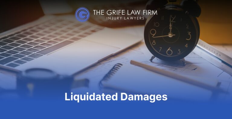 Liquidated damages — pre-agreed contract damages when one party fails to perform